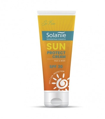 Solanie SPF30 sun protect cream face & body 125 ml